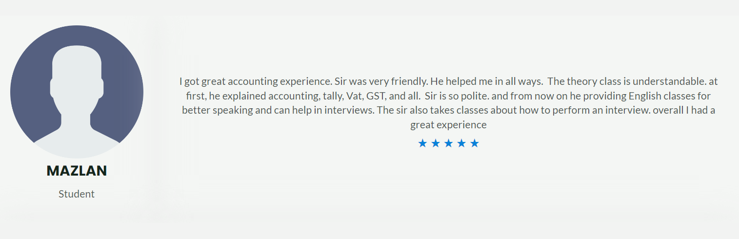 Feedback of Student about CMA Coaching Centre